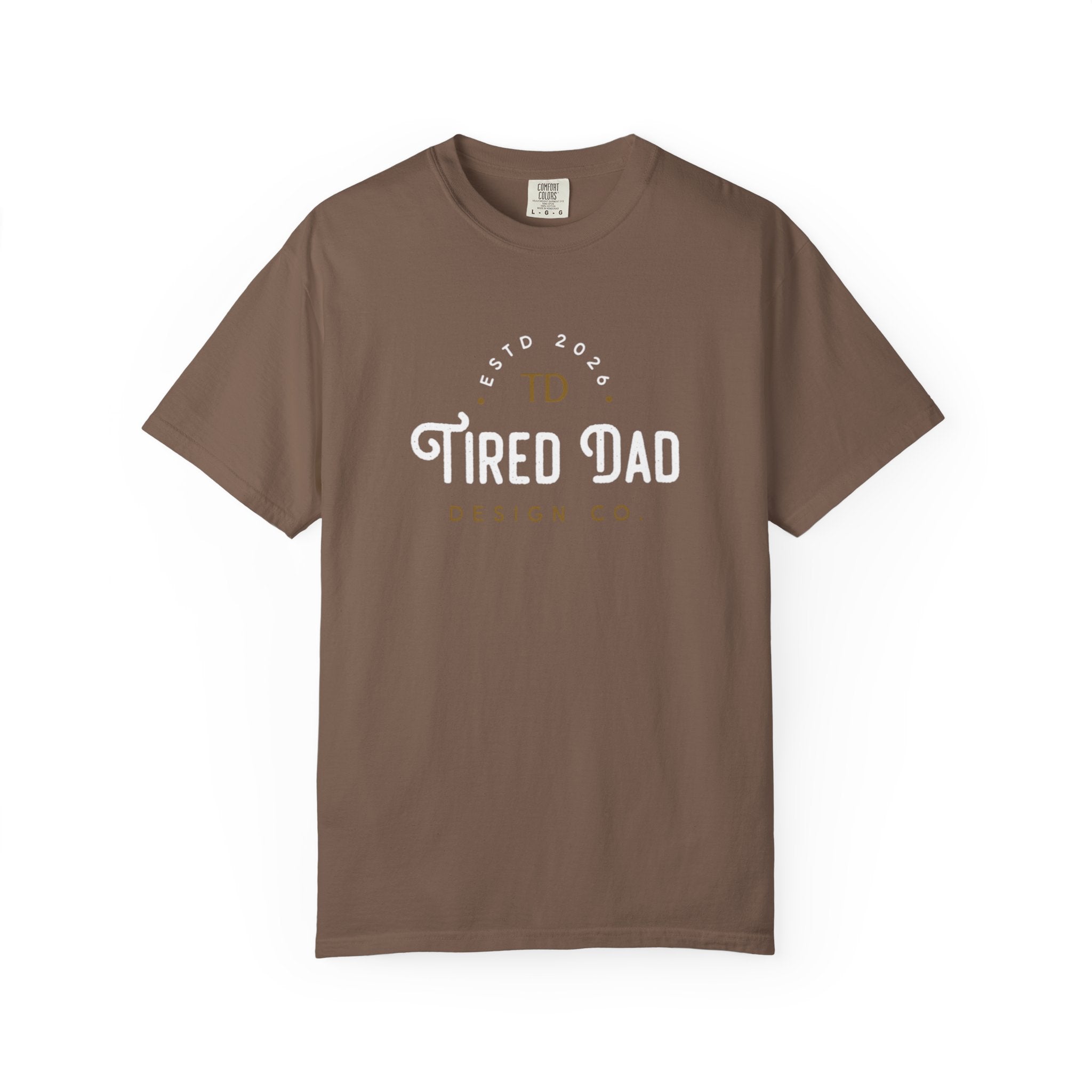 Tired Dad T-Shirt | Vintage Typography Dad Shirt