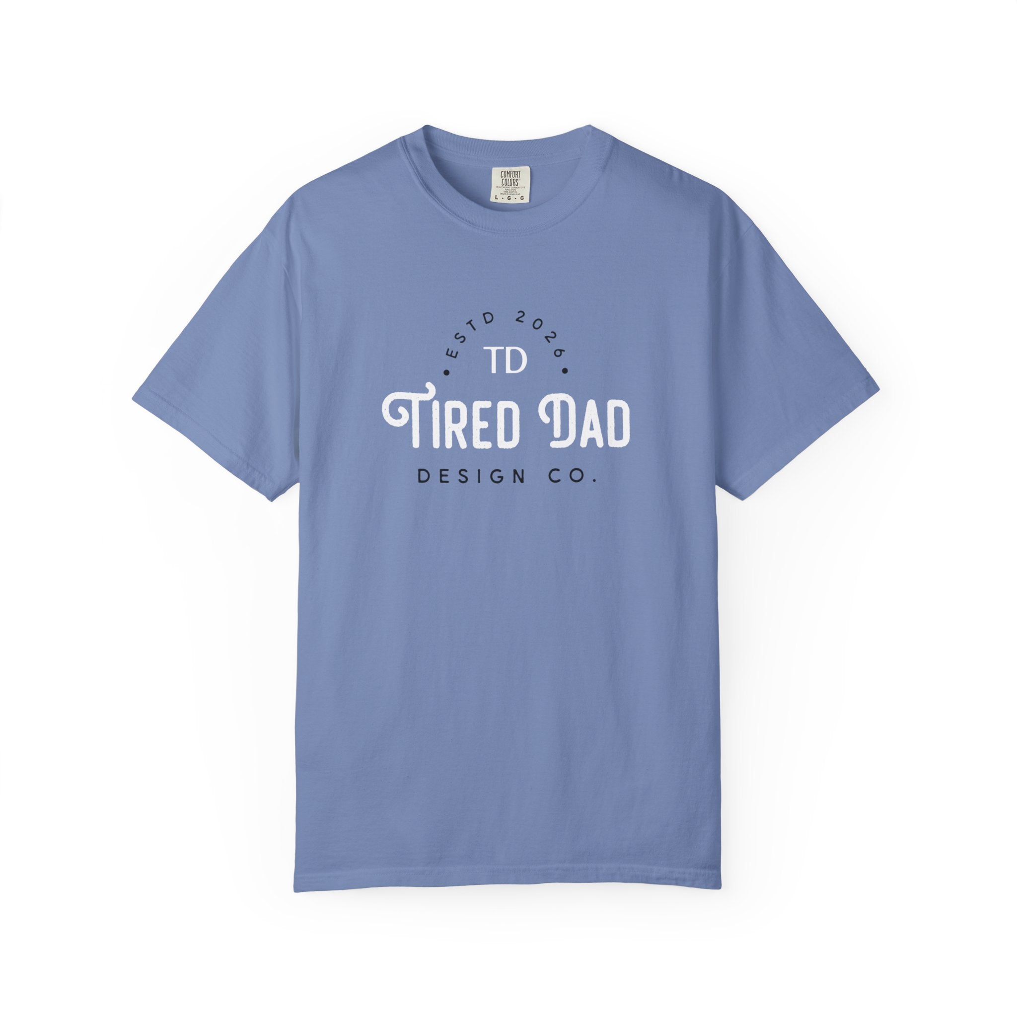 Tired Dad T-Shirt | Vintage Typography Dad Shirt
