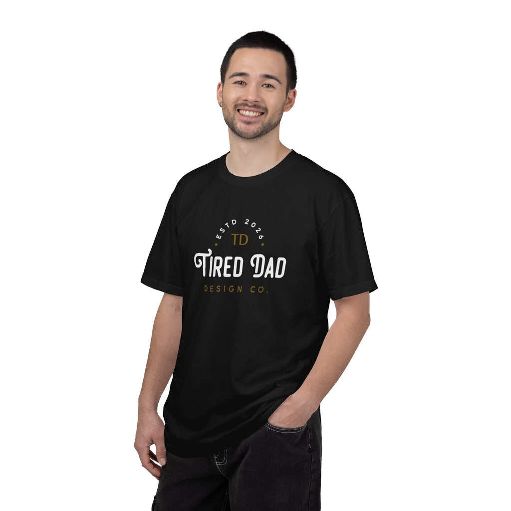 Tired Dad T-Shirt | Vintage Typography Dad Shirt