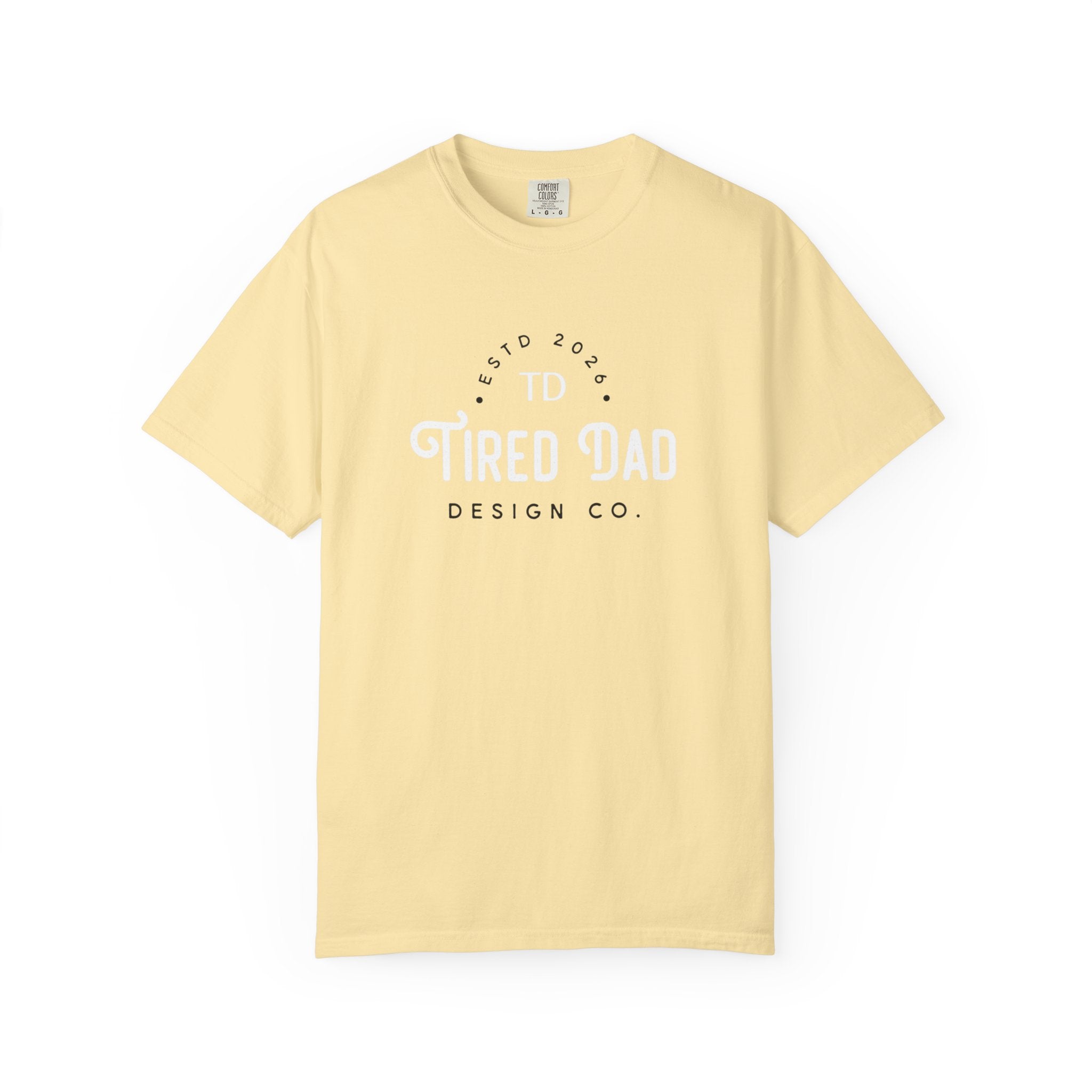 Tired Dad T-Shirt | Vintage Typography Dad Shirt