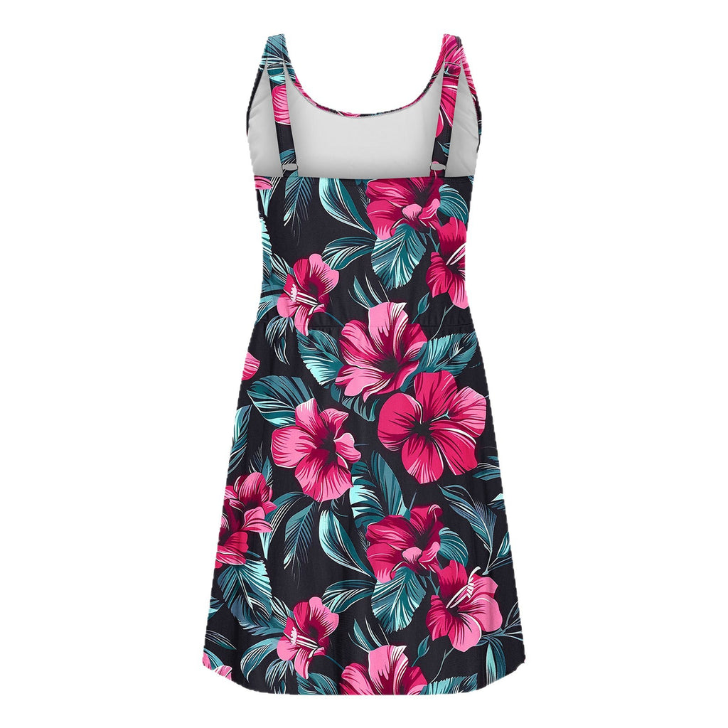 Women's Floral Print Tankini Swimsuit