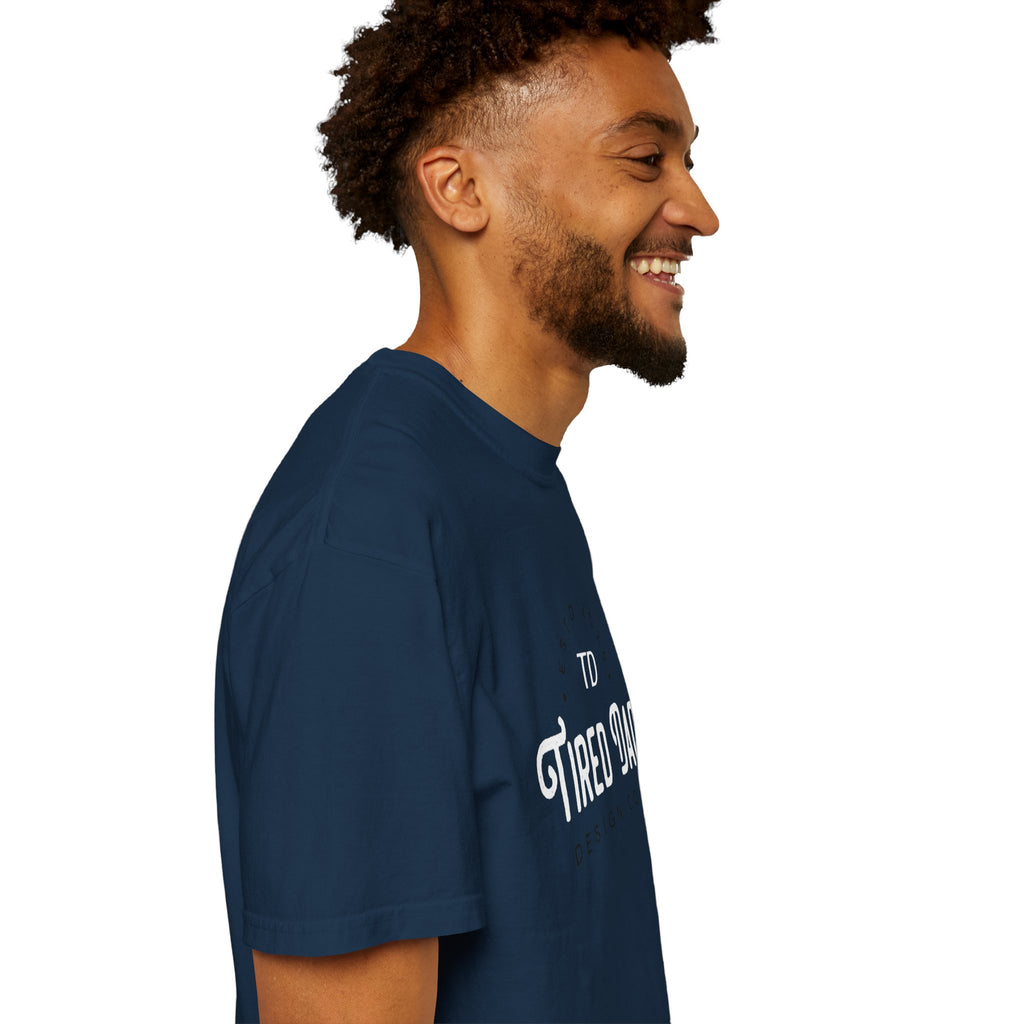 Tired Dad T-Shirt | Vintage Typography Dad Shirt