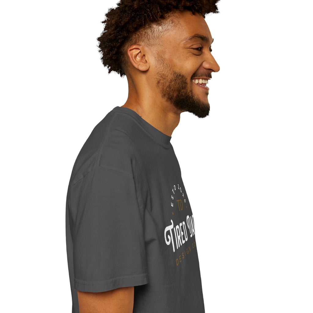 Tired Dad T-Shirt | Vintage Typography Dad Shirt