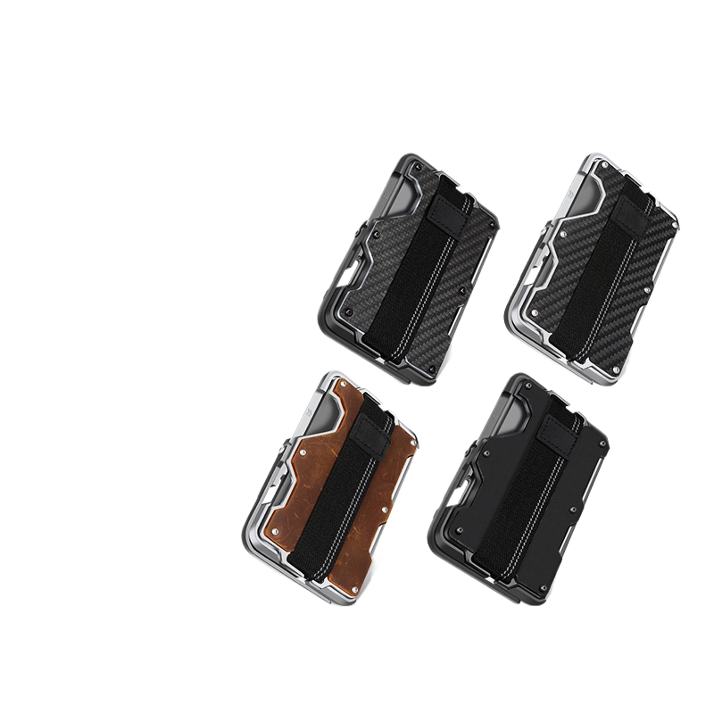Carbon Fiber Magnetic Card Holder and Money Clip for Phone