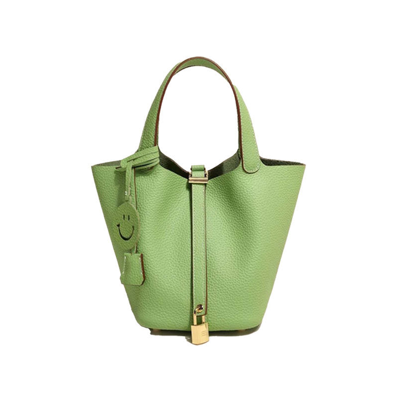 Women's Leather Bucket Bag