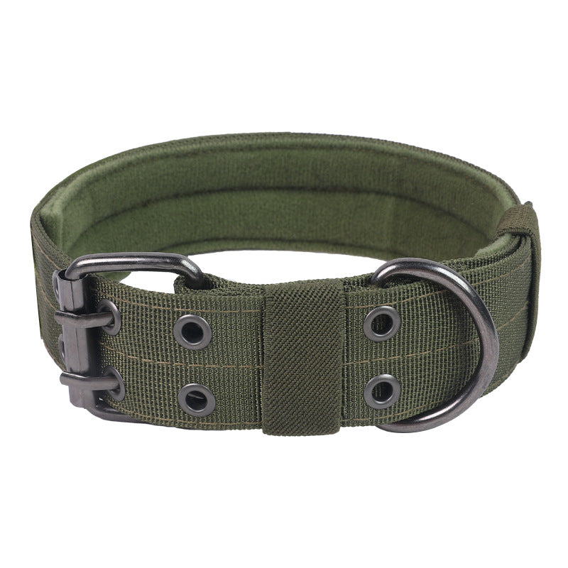 Premium Heavy Duty Dog Collar Rugged, Durable K9 Collar with Reinforced Stitching and Metal Hardware