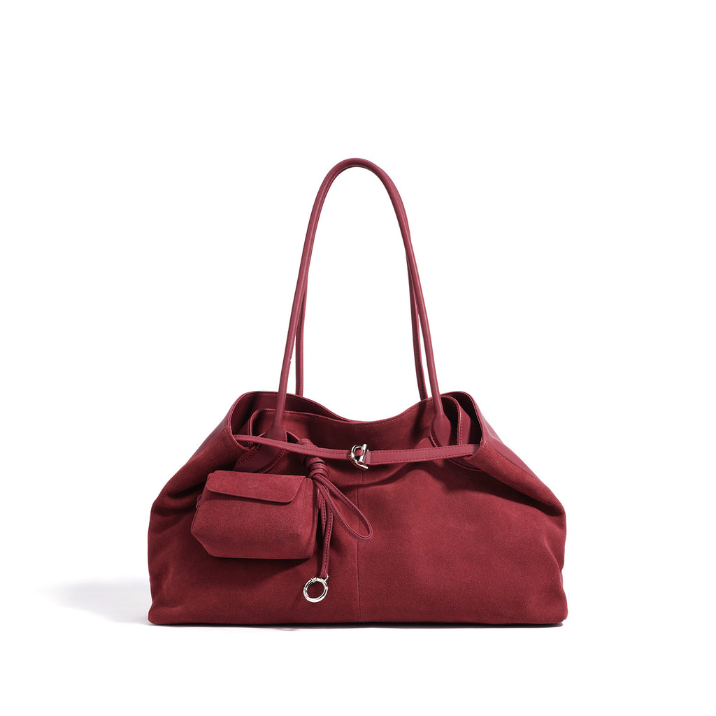 Genuine Leather Large Capacity Tote Bag for Women