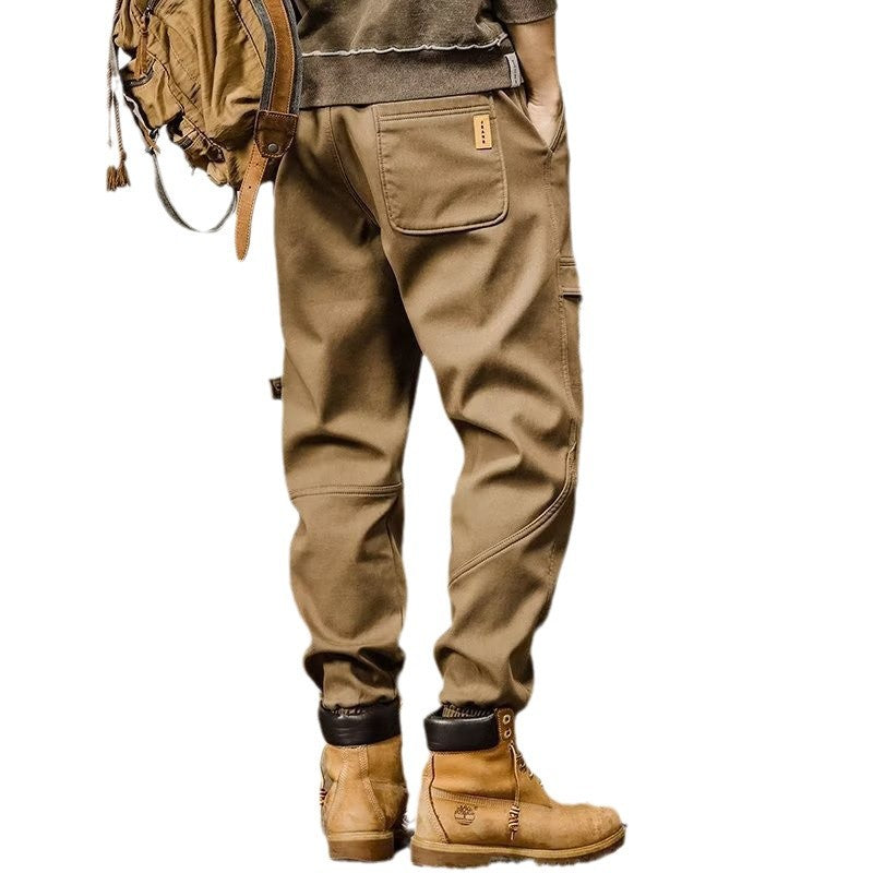 American Retro Heavyweight Workwear Casual Pants