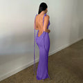 Women's Sexy Backless Bodycon Dress