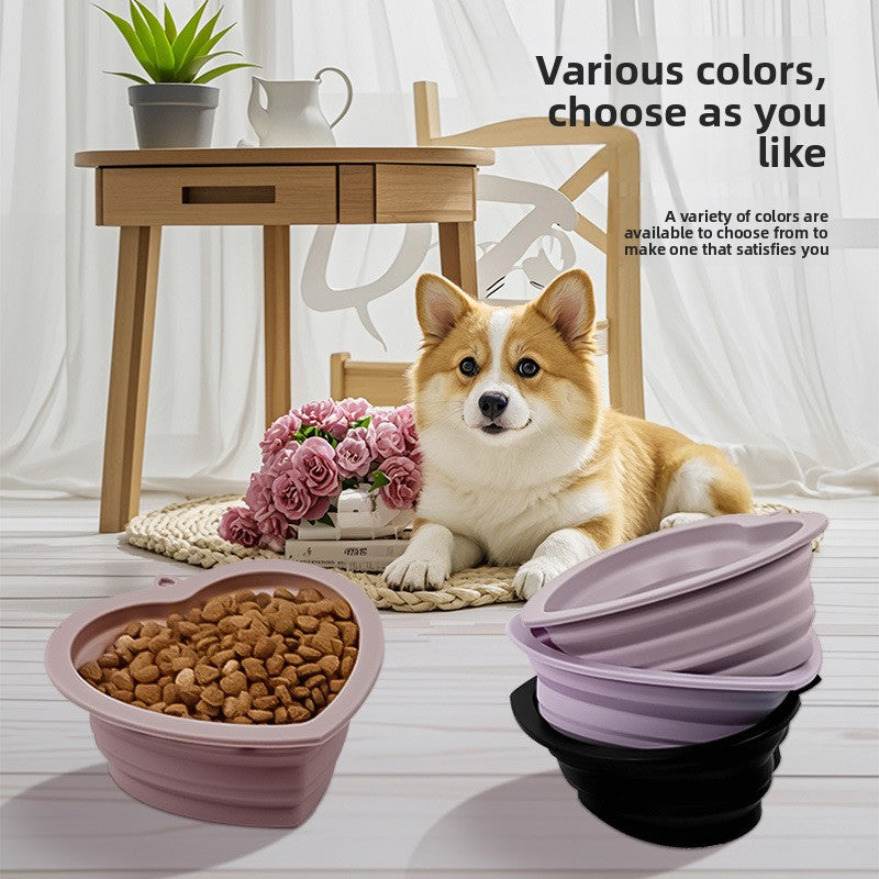 Foldable Silicone Pet Bowl