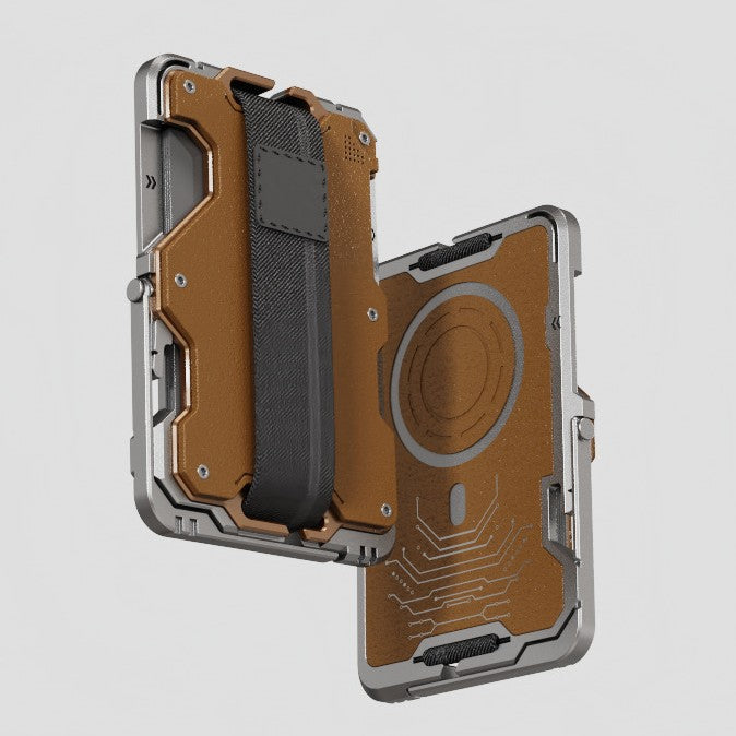 Carbon Fiber Magnetic Card Holder and Money Clip for Phone
