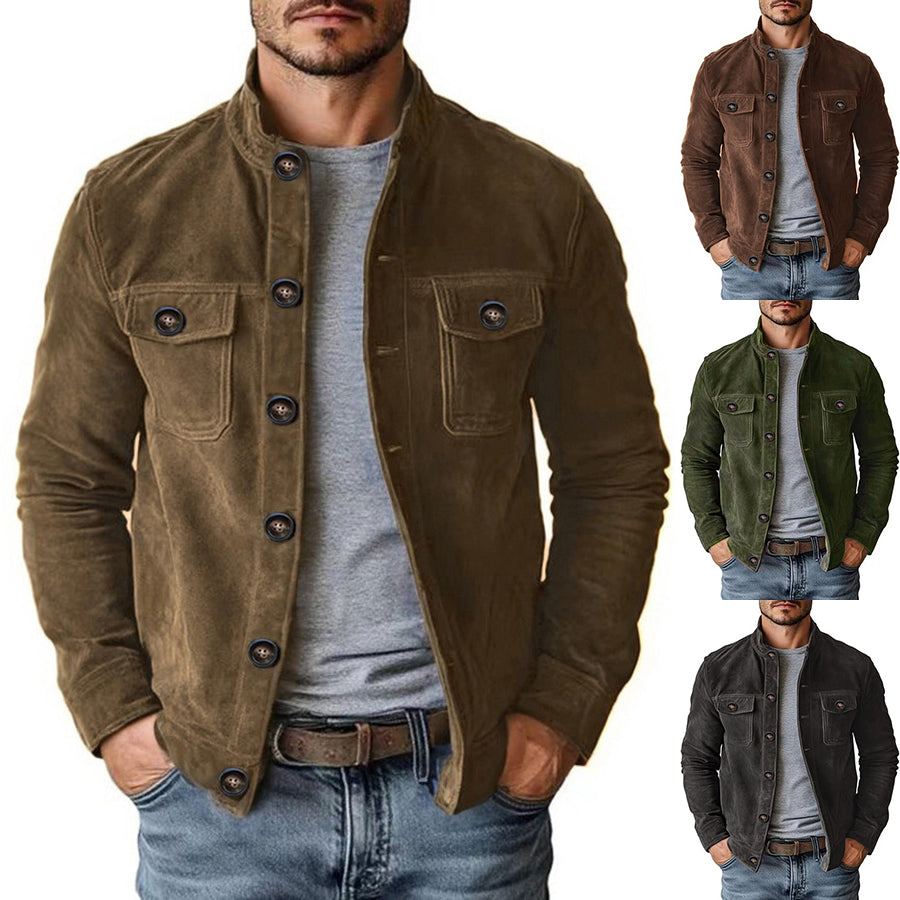 Vintage Men's Casual Motorcycle Jacket