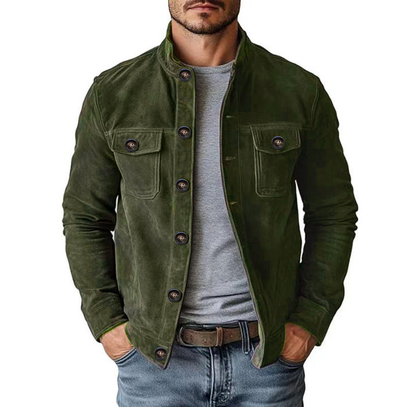 Vintage Men's Casual Motorcycle Jacket