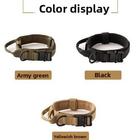 Premium Heavy Duty Dog Collar Rugged, Durable K9 Collar with Reinforced Stitching and Metal Hardware