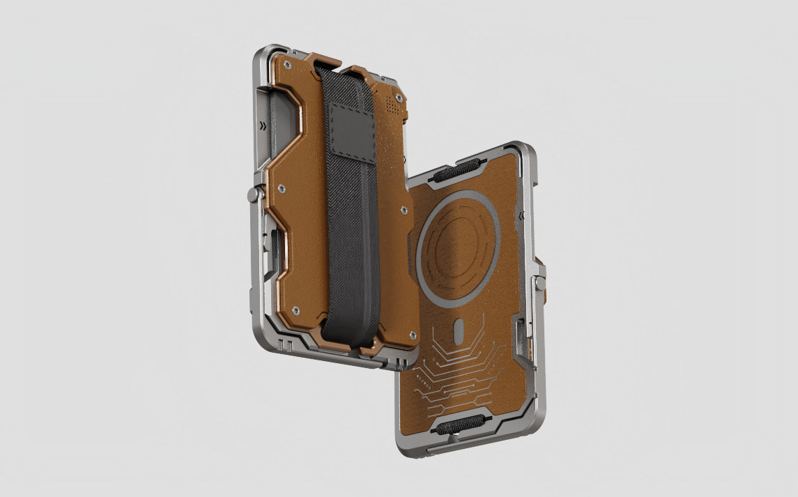 Carbon Fiber Magnetic Card Holder and Money Clip for Phone