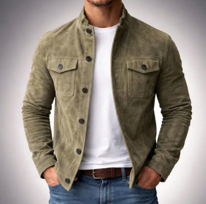 Vintage Men's Casual Motorcycle Jacket