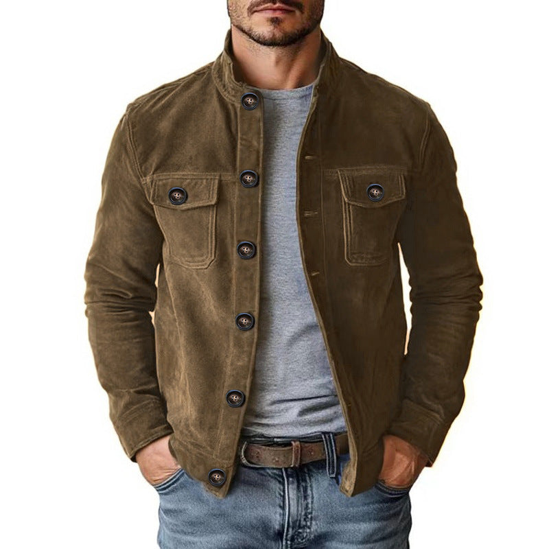 Vintage Men's Casual Motorcycle Jacket