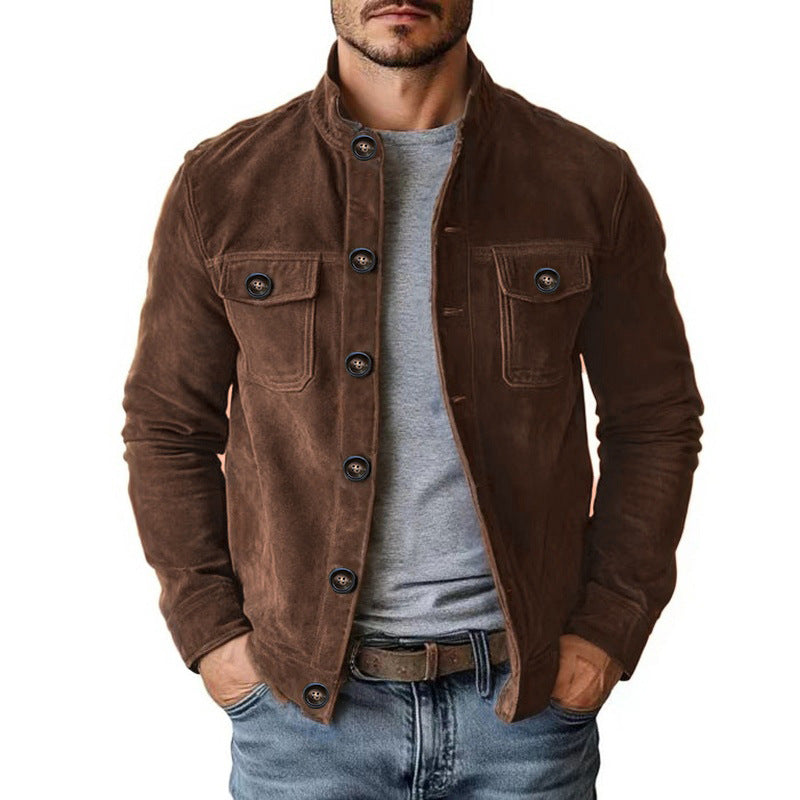 Vintage Men's Casual Motorcycle Jacket