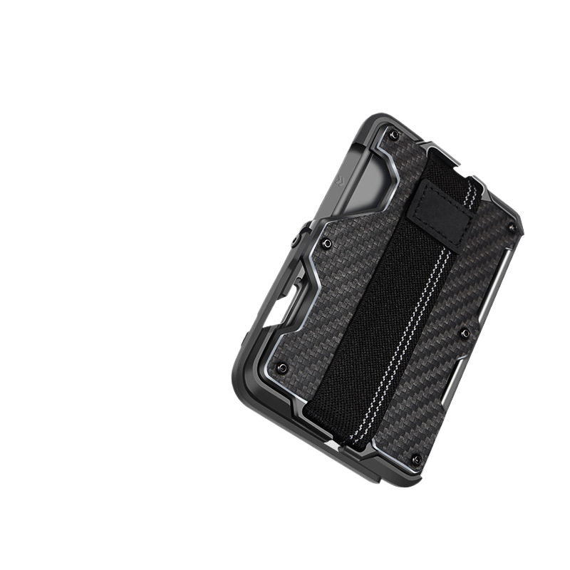 Carbon Fiber Magnetic Card Holder and Money Clip for Phone