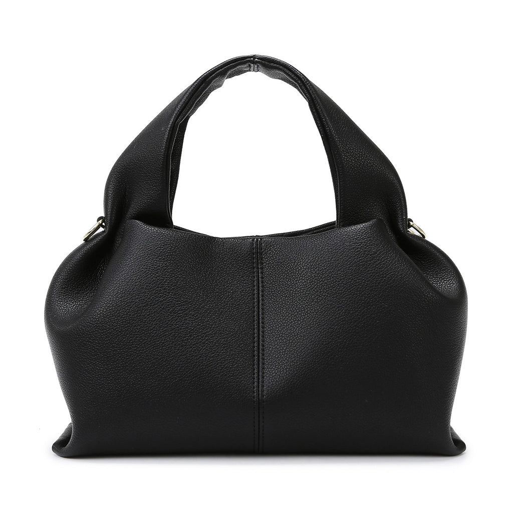 Chic Leather Cloud Shoulder Bag
