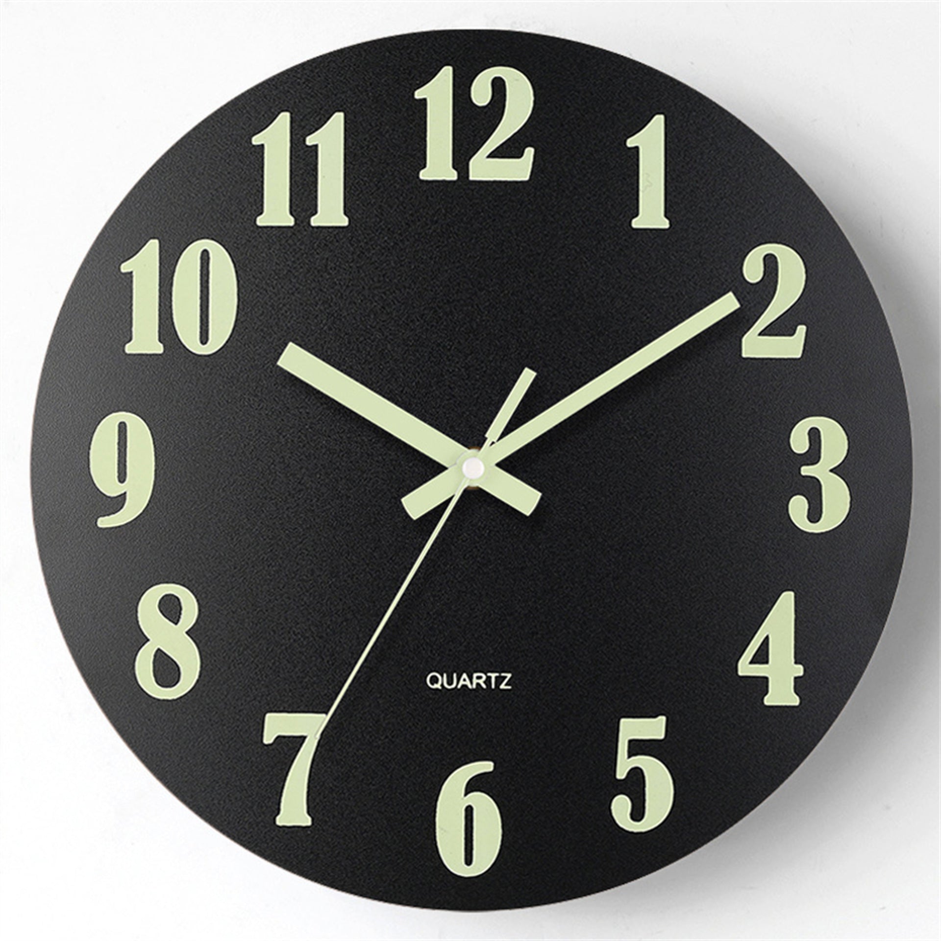 Silent Luminous Wooden Wall Clock