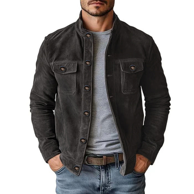 Vintage Men's Casual Motorcycle Jacket